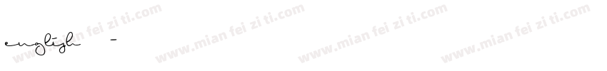 english 于氏字体转换